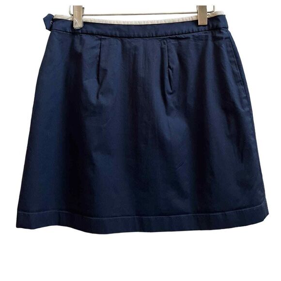 Brooks Brothers Pro Sport Navy Blue Pleated Mini Skirt Size 8/M - Picture 2 of 8